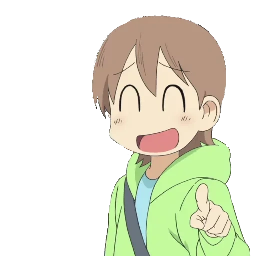 diagram, nichijou, nichijou yukko, karakter anime