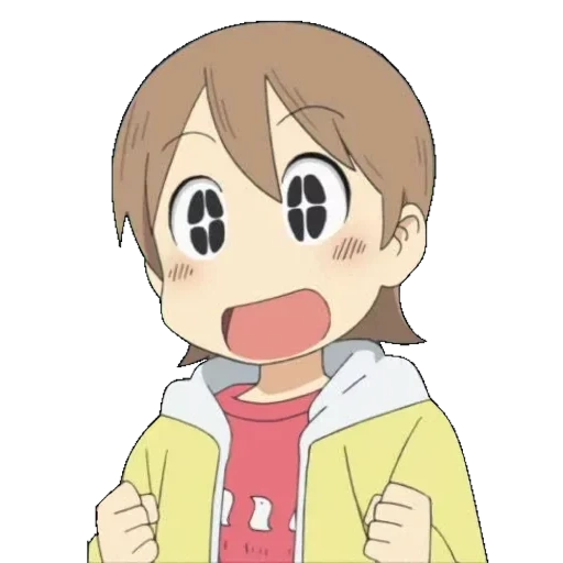 la figura, nichijou, nichijou aioi, nichijou yukko, i personaggi degli anime