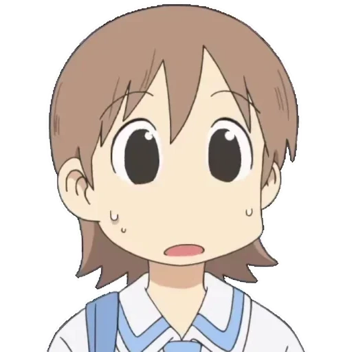 foto, nichijou, anime fofo, personagens de anime, personagens desenhos de anime