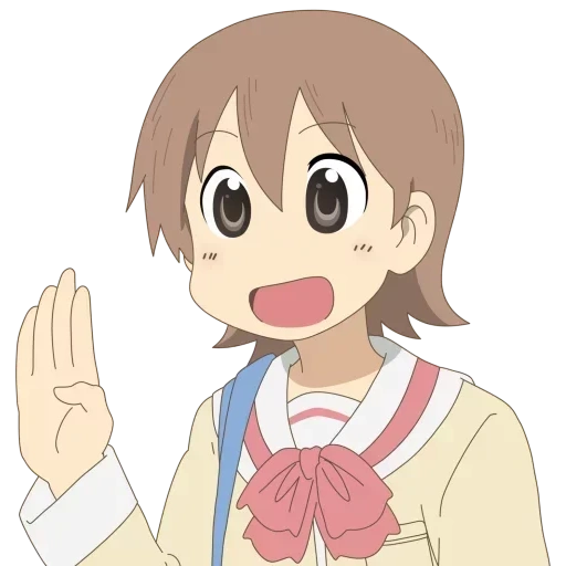 nichijou, anime nichigo, nichijou yuuko, nichijou teacher, salamat pagi nichijou