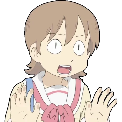 anime, bild, nichijou, nichijou gesicht, anime charaktere