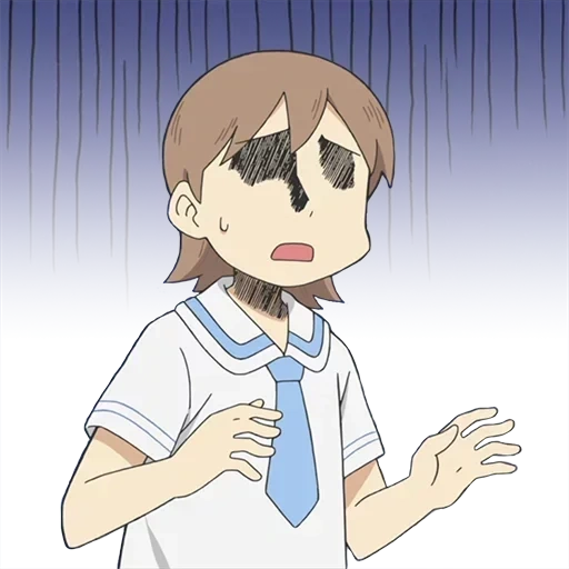 nichijou, professor de nichijou, nichijou artstyle