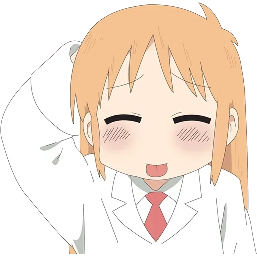 emociones de anime, el anime es incómodo, el anime es divertido, anime emoji si, profesor hakase nichijou