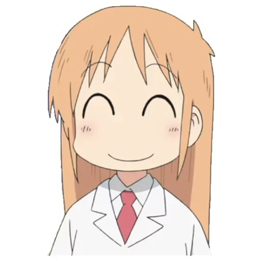 nichijou, аниме эмоции, аниме неловкость, hakase nichijou аниме, профессор hakase nichijou