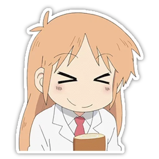 anime, nichijou, hakase nichijou anime, wagahai hakase para cuppy, professor hakase nichijou