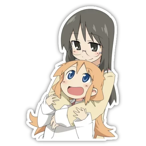 nichijou, nichijou yuri, nichijou hakase, die kleinen dinge des lebens des anime, nichijou mein gewöhnliches leben