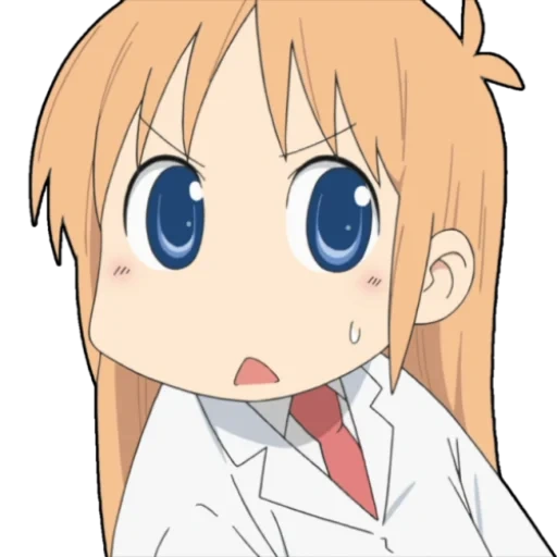 nichijou, modulo di animazione, nichijou hakase, anime hanshin hiroshi, prof hakase nichijou