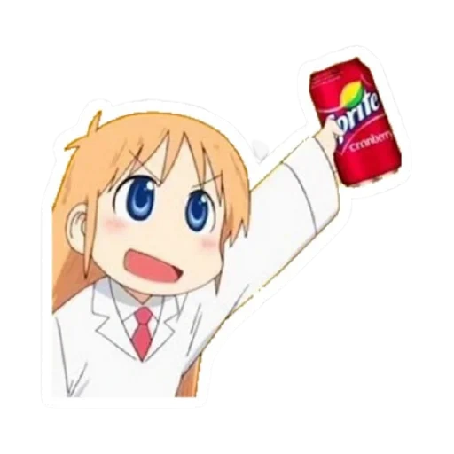 anime zeichnungen, nichijou professor, nichijou hakase geburt, hakase nichijou anime, professor hakase nichijou