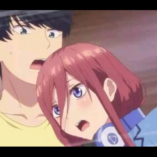 anime, clips animés, personnages d'anime, go toubun no hanayome, five brides anime saison 1