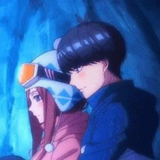 anime, anime, anime couples, in the style of anime, anime characters