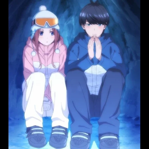 anime girl, anime art winter, personnages d'anime, toubun no hanayome, halaman shionuchihaa bstation