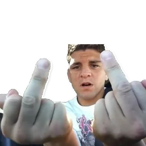 nick diaz, fedor emelianenko, kämpfer zeigte den mittelfinger, nick diaz mittelfinger, ultimate fighting championship