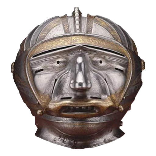 der helm ist rüstung, henry helm 8, maske geschlossener helm, runder helm des mittelalters, kolman helmschmid helm burginot kaiser charles v 1530