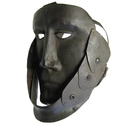 angle du masque, masque de combat, masque de fer, masque européen, masque de fer effrayant