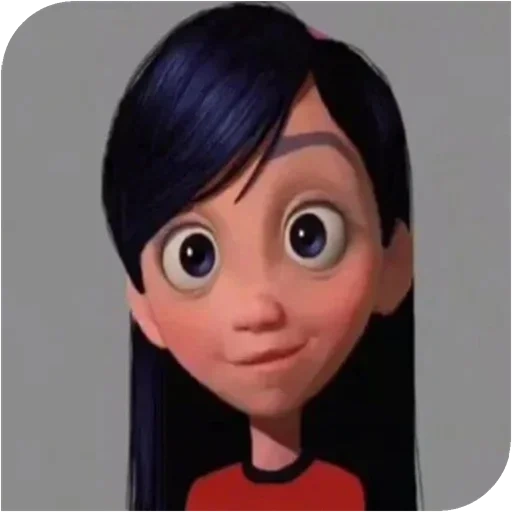 viola, gli incredibili, super family 2, violetta parr 3d, personaggi super familiari