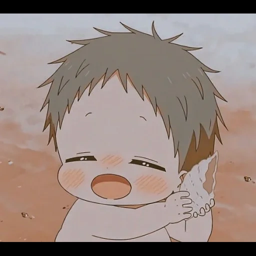 figura, bebé de animación, niño anime, gakuen babysiters kotaro, niñera de la escuela kotharo kashima