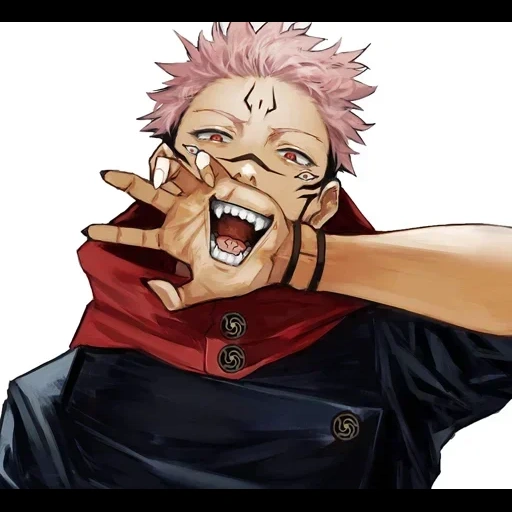 jiujitsu, sukuna itadori, jujutsu kaisen, personajes de anime, anime jujutsu kaisen