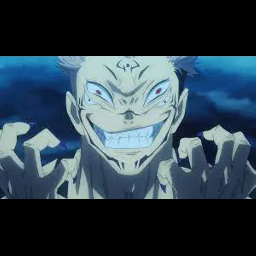 cinturón de sukuna, batalla mágica de sukuna, batalla mágica del anime sukuna, sukuna belt battle magic, sukuna anime magic battle smirk