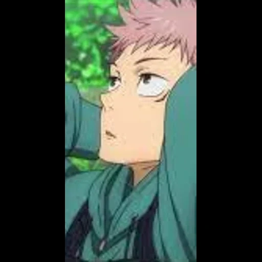 anime, jujutsu kaisen, leonardo da vinci, omega itadori yuji, jujutsu kaisen itadori yuji demonio