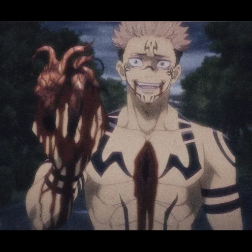 anime, klip anime, pertempuran anime, jujutsu kaisen, jujutsu kaisen sukuna