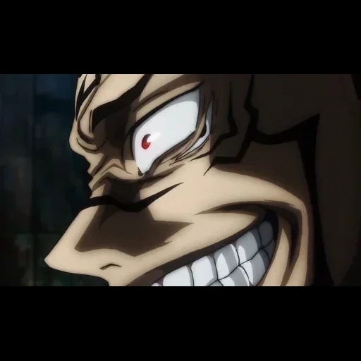 anime, warrior animation, jujutsu kaisen, that was a close one, smiling face dragon mans