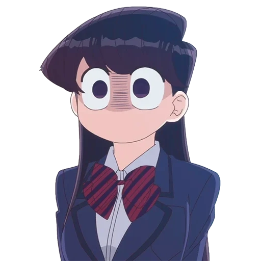 komi, personnages d'anime