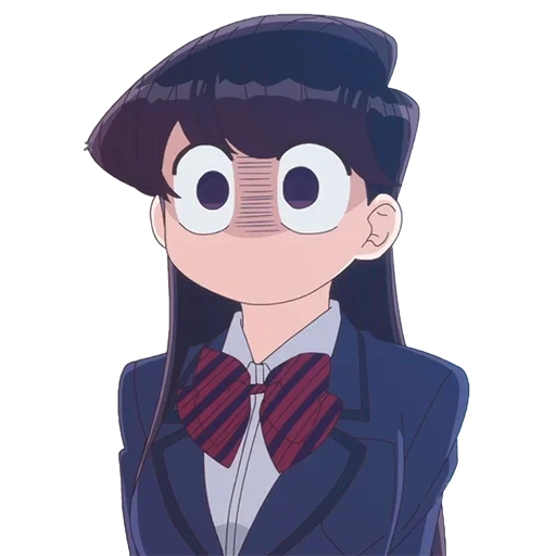 komi, anime characters