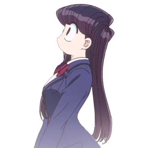 komi, anime characters