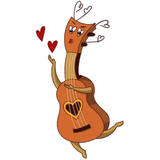 ukelele, tiburón, ukulele amarillo, dibujo de ukelele