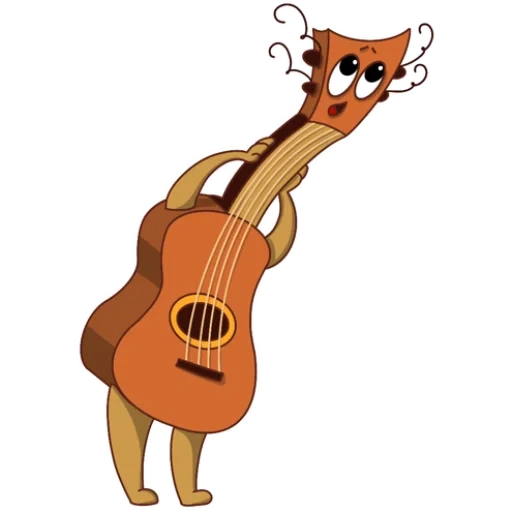 ukelele, tiburón, ukulele amarillo, dibujo de ukelele