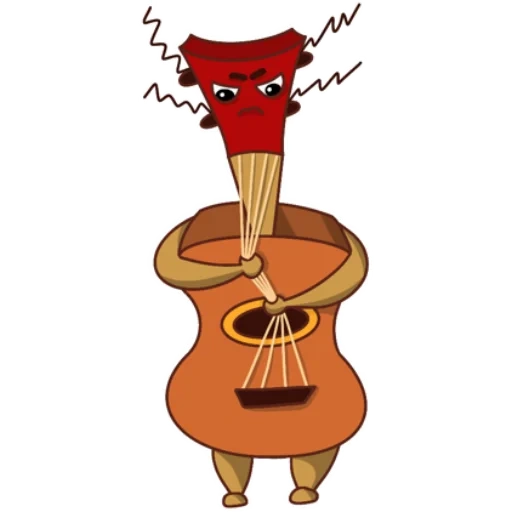 achar, ukulele, tubarão, desenho de ukulele