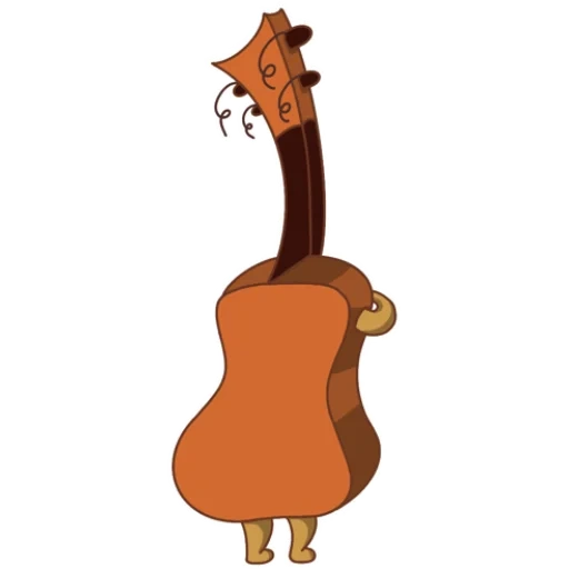 ukulele, gelbe gitarre, ukulele gelb, die gitarre der ukulele, cartoongitarre