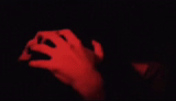 mains, dark, people, main rouge, esthétique de la main rouge