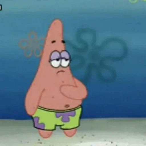 patrick, patrick drooling, patrick spongebob, spongebob square pants