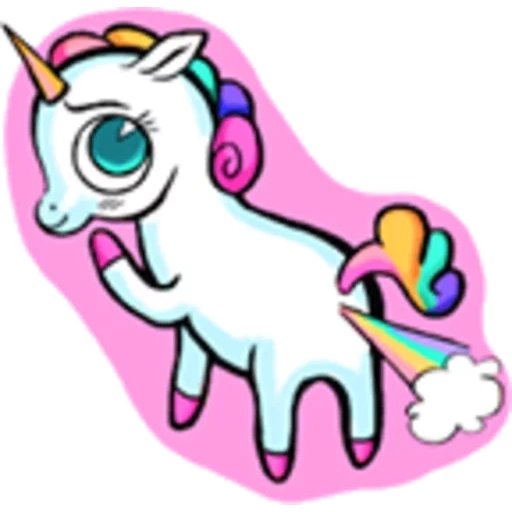 unicorn, licorne, licorne de kawai, licorne, motif licorne mignon