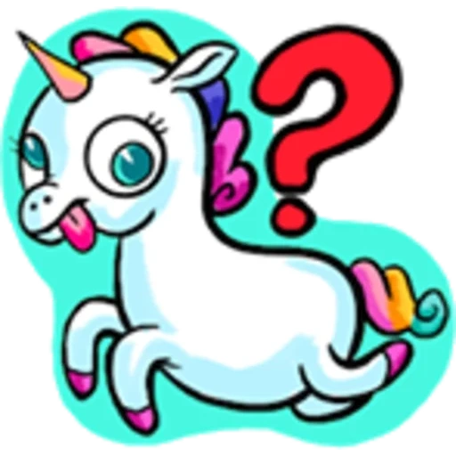 unicornio, unicornios, omg unicornio, dibujos animados, unicornios sonrientes de pegatinas