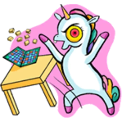 unicorn, licorne, licorne, cool licorne, licorne souriante