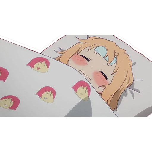 abb, daimaruda, daimaru schläft, anime girl, chen maru ist eingeschlafen