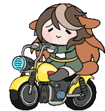 bike, anime, daro yamashita, chibi motorrad, motive für motorräder