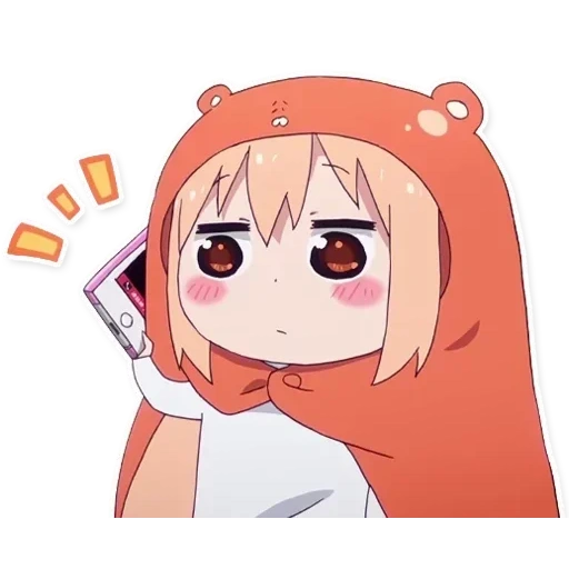 umaru, umaru chan, zwei gesicht schwester umaru, anime zwei gesichtere schwester umaru