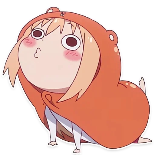 umaru, umaru chan, umaru chan chibi, dua suster umaru 2 yang ditubrukan, dua saudara perempuan yang hancur umaru chibi