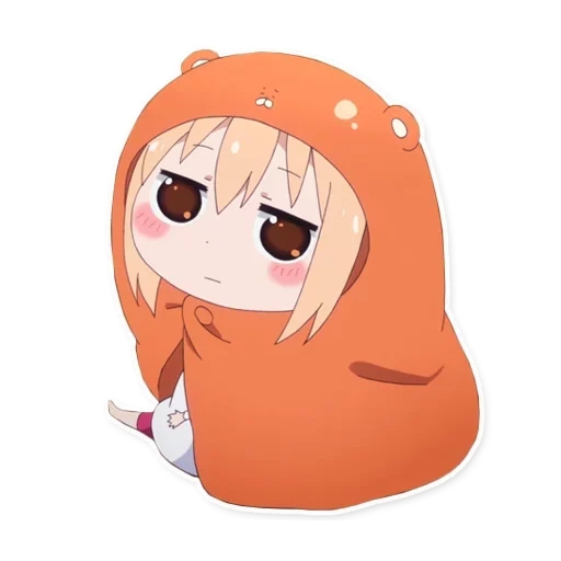 black pill, daimaru chen, umaru chan, daimaru animation chibi, two-faced sister omaru chibi