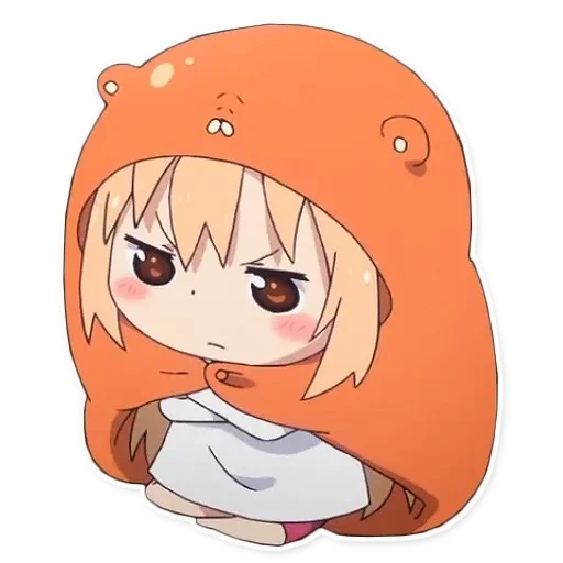 umaru, umaru chan chibi, umaru anime chibi, dua saudara perempuan yang hancur umaru chibi