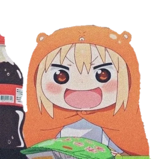 umaro tian, umaru chan, umaru kologi, two carted sister umaru, anime hermaru de dos cara