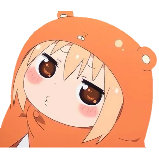 umaru, umaru, omaru anime chibi, anime himuto umaru chan, anime two-face sister omaru