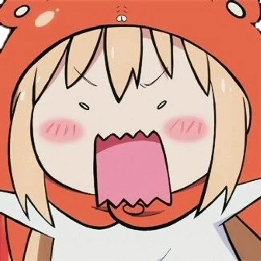 black pill, daimaru chen, umaru chan, daimaru chen chibi, anime two-faced sister daimaru