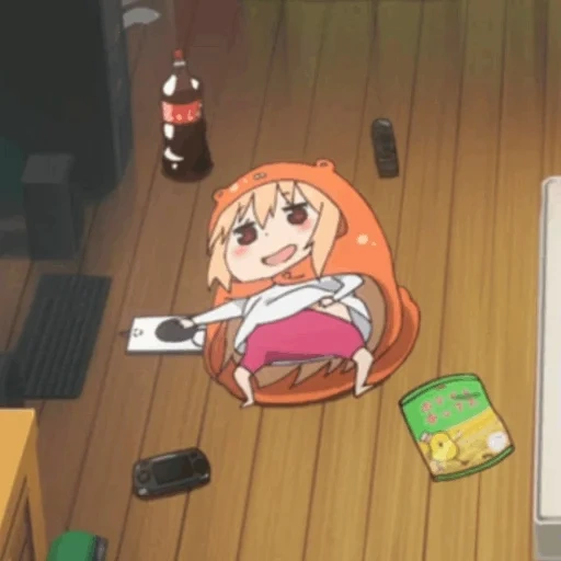 umaru, umaru chan, anime umaru chan, irmã de duas falhas umaru, irmã de duas falhas de anime