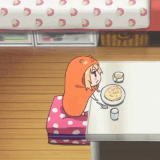 umaru, umaro tian, umaru chan schläft, zimmer umaru chan, zwei gesicht schwester umaru