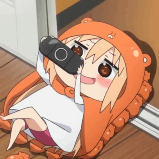 umaru, umaru chan, umaro tian, dua suster umaru yang dihubungkan, anime two faced sister umaru