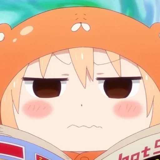 umaru, umar jahat, anime umar, dua suster umaru yang dihubungkan, anime two faced sister umaru